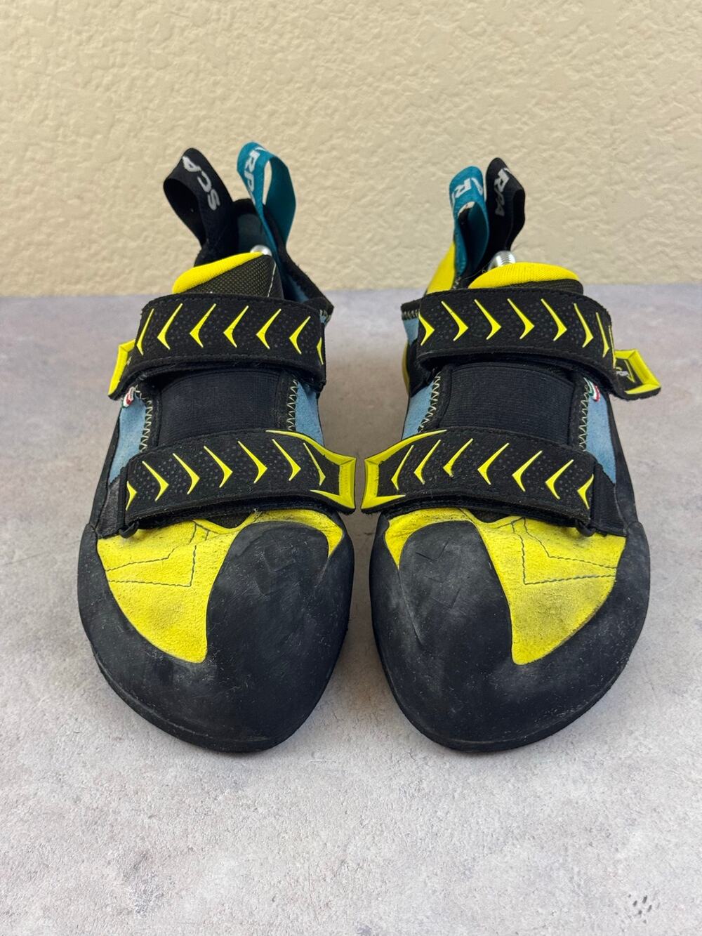 SCARPA Origin Yellow Black Vapor V Climbing Shoes Men’s 10 Womens 11 Rubber